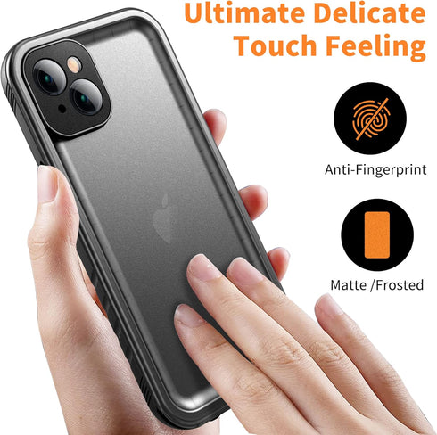 Cozycase Compatible with iPhone 14 Plus Waterproof Case - Full Body Shockproof Dustproof Dropproof Built in Screen Protector Rugged Waterproof Cas...