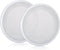 Facmogu 2PCS 5in Round Speaker Grille Replacements, White Surface Mount Speaker Covers Decorative Wall Ceiling Speaker Covers Subwoofer Car Speake...