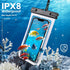 Waterproof Phone Pouch 2 Pack - IPX8 Waterproof Case for iPhone 15 14 13 12 Pro Max Plus Samsung Google Pixel, Up to 7.2 inch- Underwater Dry Bag ...