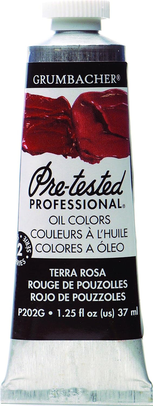 Grumbacher Pre-Tested Oil Paint, 37ml/1.25 Ounce, Terra Rose Hue (P202G)...