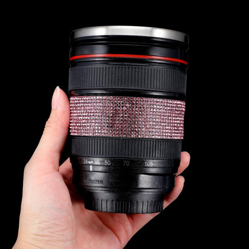 Self Adhesive Rhinestone Strips Diamond Bling Crystal Ribbon Sticker Wrap for Craft Jewel Tape Roll with 2 mm Rhinestones for DIY Car Phone Christ...