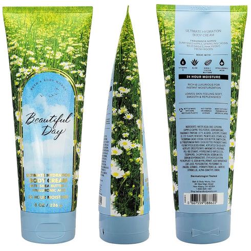 Bath a?d Body - Women's Body Cream with Shea Butter 8 OZ / 226 g (Beautiful Day)...