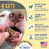 Freeze Dried Lamb Heart Dog Treats Made in USA. All Natural Freeze-Dried Raw Snacks for Dogs and Cats. Single Ingredient. High Protein. Heart Heal...