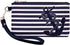 PU Nautical Anchor Purse, 8.5"x5.0" Wristlet Bag Zip Coin Pouch...