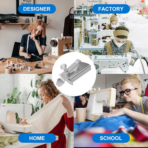 Jongdari Magnetic Seam Guide for Sewing Machine, Upgraded Sewing Guide Magnet Seam Allowance Guide with Clip, Sewing Essentials Quilting Supplies ...