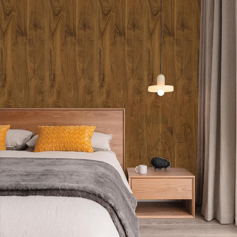 Abyssaly Wood Peel and Stick Wallpaper, Rustic Wood Grain Contact Paper for Cabinets, Self-Adhesive Removable Wooden Look Wallppaer for Countertop...