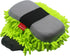 Premium Chenille Microfiber Car Wash Sponge, Ultimate Car Wash Mitt, Scratch Free, Lint Free, Double Sided, Plush(Green)...