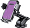 Universal Car Phone Holder for Dashboard Windshield, Hands Free Phone Mount for Car, Automobile Cradles Desk Phone Holder Stand with Suction Cup f...