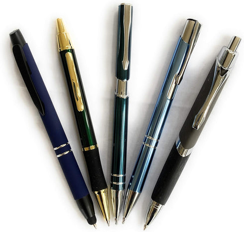 15 Misprint Metal Ballpoint Ink Pens - Assorted...