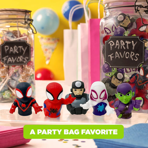 Spidey & His Amazing Friends 5 Piece Finger Puppet Set - Party Favors, Educational, Bath Toys, Floating Pool Toys, Beach Toys, Finger Toys, Playti...