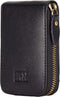 Vintage Full Top Grain Leather Wallet RFID Blocking Multi Card Case with Zipper Pocket Card Holder for Men Women Gift Box...