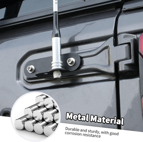 Tailgate Hinge CB Antenna Mount Compatible with Jeep Wrangler JL & Unlimited 2018-2023...
