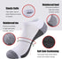 COOVAN Men Athletic Ankle Socks 12 pack Low Cut Short Cushion Casual Sock?12 pairs?...
