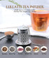 Tea Infusers for Loose Tea, 18/8 Stainless Steel Tea Strainer Set, Extra Fine Mesh Tea Steeper for Brew Tea, Spices & Seasoning...