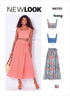 New Look Easy Misses' Bra Tops and Wrap Skirt Sewing Pattern Kit, Code N6722, Sizes 6-8-10-12-14-16-18, Multicolor...