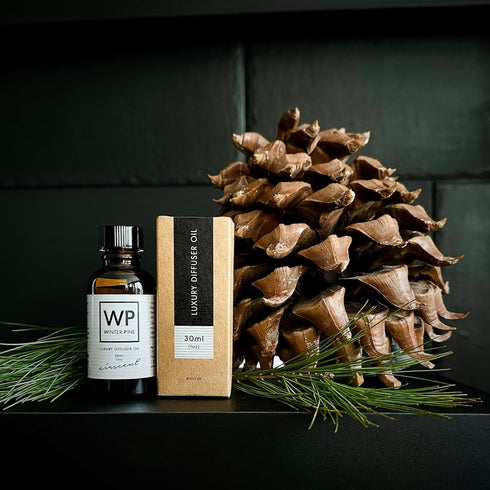 Winter Pine Diffuser Oil - Air-Scent Balsam Fir Essential Oil Blend - 30 mL, 1 fl oz Fragrance Oil Bottle for Aromatherapy Diffusers and Humidifie...