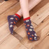 Artfasion Women Flip Flop Socks - Tabi Ankle Sock Colorful Two Toe Finger Running Socks for Womens Girls...