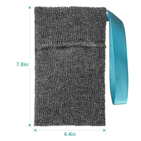 Soap Bag, 6 Pack Soap Saver Pouch,Body Scrubber Rough Sponge Exfoliator for Bath or Shower Soap Net, Foaming and Drying The Soap, Massage, Peeling...