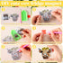 Remuuly 30 Pcs Diamond Painting Magnets Summer Diamond Art Magnet Spring Flower Animal Cupcake Refrigerator Magnetic Sticker Diamond Fridge Magnet...