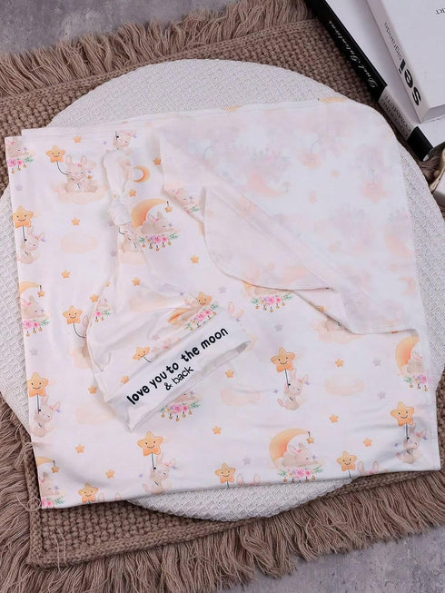 Baby Swaddle Blanket and Headband Set, Newborn Receiving Blanket Swaddle Wrap for Girls and Boys, Swaddling Blankets Neutral for Newborn? Soft and...