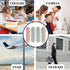 Travel Case for Toothbrush, Toothpaste and Makeup Brushes, Toothbrush holders travel. Portable Holder for Home, School, Camping and Bathroom(Grey)...