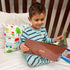 Toddler Kids Pillowcase for Boys and Girls - Words - 13x18 14x19 shrinks to fit - 100% Cotton - Envelope Style Closure - Machine Washable Soft Dur...