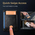 Buffway Slim Minimalist Front Pocket RFID Blocking Leather Wallets for Men and Women - Alaska Black...