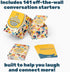 Crated with Love - 141 Outrageous Conversation Starters for Kids - Travel Games Card Deck for Family Table Topics, Funny Thought Provoking Questio...