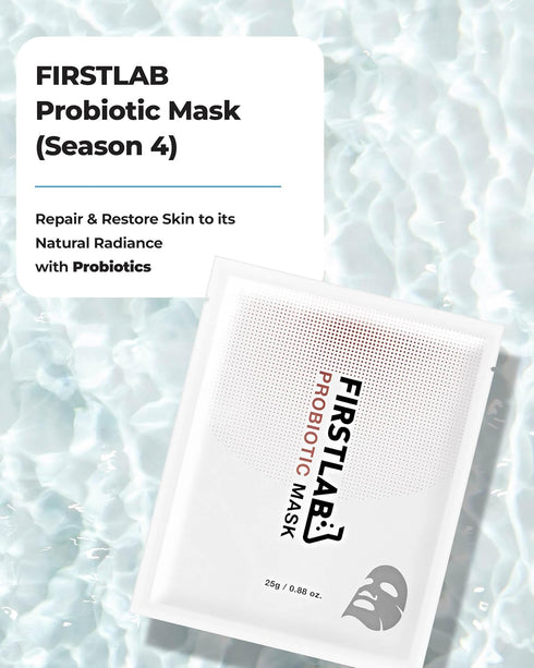 Probiotic Sheet Mask (Season 4, 10 pcs) - Korean Skincare for Pore Tightening, Deep Hydration & Elasticity. Lactobacillus Ferment, Eucalyptus....