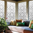 Kromapolis Window Privacy Film Frosted Glass Window Film, Static Cling Door Decorative Film, Opaque Glass Stickers Non-Adhesive UV Blocking Coveri...