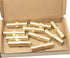 10PCS Brass Barb Fittings 3/8 Inch Hose Inner Diameter Quick Connector Splicer Barb Fitting Pipe Repair Accessories Suitable for Air Water Fuel Oi...