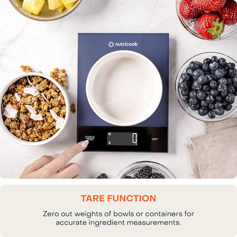 Food Scale, 11lb Digital Kitchen Scale, Weight in Grams and Ounces (1g Precise) for Baking, Cooking, Nutrition and Meal Prep, Tare Function...