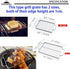camping moon 304 Stainless Steel 9.6'' x 6.8'' Cooking Grill Grate Cooking Grid Cooking Grate B5-W...