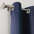 Sun Zero Easton Energy Saving Blackout Grommet Curtain Panel, 40" x 63", Navy Blue...