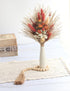 Natural Dried Flowers with Vase,Dried Pampas Grass Bouquet, Dried Flowers for Boho Home Decor, Wedding, Baby Shower Decorations, Farmhouse Party T...