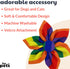 Huxley & Kent Pinwheel for Pets | Equality (Small) | Pride Velcro Collar Accessory for Dogs/Cats | Fun Pet Pinwheel Collar Attachment | Cute, Comf...