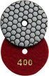 Diamond Dry/Wet 3" Polishing Pads for Stone Polisher, 7-Step Abrasive Buffing Set...