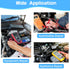 2Pcs Insulation Piercing Probe, Wire Insulation Piercing Clip, Multimeter Test Probe Tools for Voltage Voltmeter Thermometer Detect Automotive Ele...