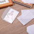 50 Pieces Glassine Envelopes, 3.9 × 2.7 Inch Clear Envelopes Stamp Collecting Supplies Mini Wedding Envelopes for Storing Photos Stamps Tickets Po...