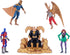 DC Comics, Black Adam and Justice Society Set, 4-inch Black Adam Toy Figures and Throne, Hawkman, Dr. Fate, Atom Smasher, Cyclone, Kids Toys for B...