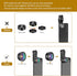 Phone Camera Lens,Upgraded 3 in 1 Phone Lens kit-198° Fisheye Lens + Macro Lens + 120° Wide Angle Lens,Clip on Cell Phone Lens Kit Compatible with...