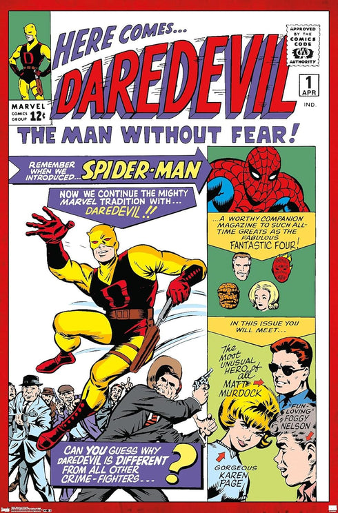 Trends International 24x36 Daredevil #1 Premium Wall Poster, 22.375" x 34"...