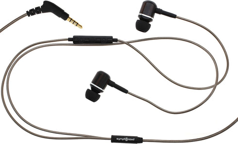 Symphonized MTRX 2.0 Premium Wired Earbuds - Wood In-Ear Headphones with Microphone & Volume Control, Noise Isolation - Corded Ear Buds for Androi...