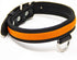 Premium Leather Dog Collar - Best Full Grain Heavy Duty Genuine Leather Collar (Orange, Medium)...