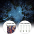 HOMKUMY Starry Wall Tapestry, 3D Printing Forest Starry Night Tapestry Star Tree Tapestry Psychedelic Indian Wall Hanging Tapestry for Home Decor ...