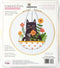 Dimensions 72-76916 Cat Planter Embroidery Needlepoint Kit for Beginners, 6" D, Multicolor, 5pcs...
