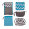 J.L. Childress 5-in-1 Diaper Bag Organizer for Diaper Bag, Purse or Travel Bag, 5 Piece Set, Grey/Chevron...