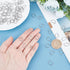 UNICRAFTALE about 100pcs 13mm Oval Close but Unsoldered Jumps Rings 304 Stainless Steel Jump Rings Connectors O Rings for DIY Bracelet Necklaces J...