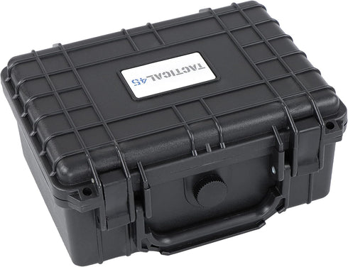 Hard Case with Foam - 9 x 7.5 x 4.3in Hard Shell Waterproof Storage Case with Pluck Padding Protective Latching Suitcase for Rifles, Cameras, Hand...