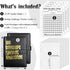 100 Envelopes Money Saving Challenge Binder, Easy and Fun Way to Save $5,050, A5 Budget Book with Cash Envelopes Kit,Black,Gold,Pack of 2...